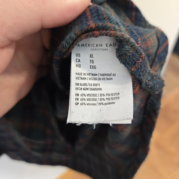 AE Flannel Shirt - Picture 3 of 4
